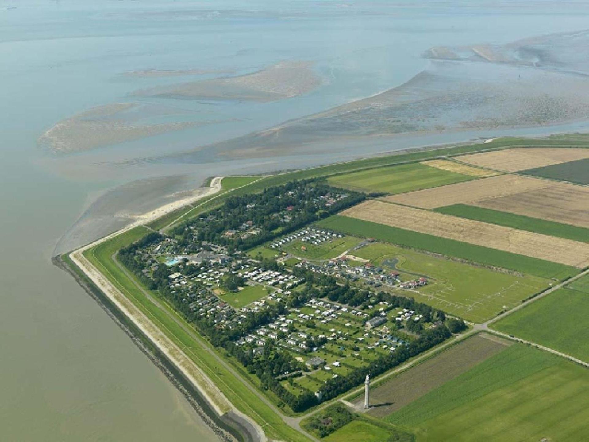 Campingplatz Scheldeoord Zeeland Neben Einem Sandstrand Baarland Екстер'єр фото